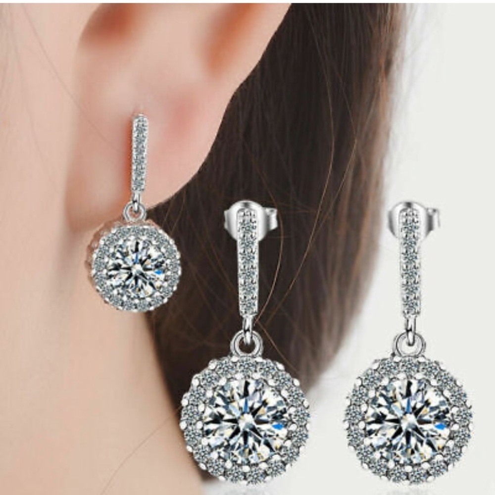 NEW Sterling Silver Luxury Earrings